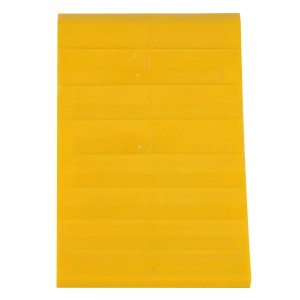 Standard Wheel Chock Heavy Duty Yellow Plastic