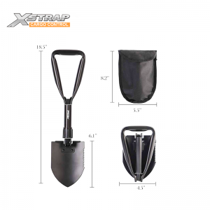 18.25″ Portable Folding Shovel Spade Carbon Steel Lightweight Trenching Tool