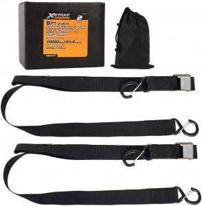 Xstrap 3,000LBS 8FT Cambuckle Tie Down Set with S Hook