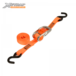 Xstrap 3,000LBS 1-1/16″x12FT Ratchet Tie Down with S hooks