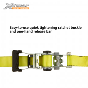 Xstrap 5,000LBS 1-1/2″x14FT Ratchet Tie Down Strap Super Duty