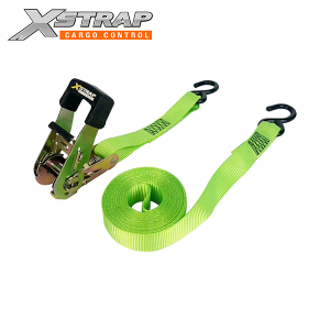 Xstrap 1inch 14ft Ratchet Tie Down Straps with Hooks