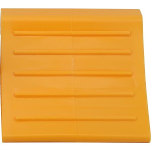 Calço de roda super resistente, amarelo, plástico robusto # XS00016