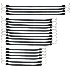 Heavy Duty Adjustable Tarp Straps with S Hooks #XS35014