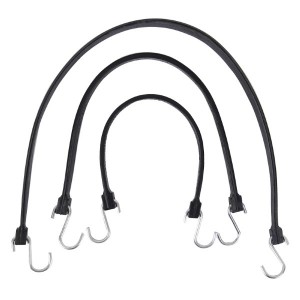 Heavy Duty Rubber Tarp Bungee Straps with S Hooks #XS35001