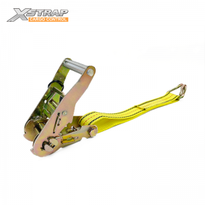 Xstrap 2inch Heavy Duty Ratchet Tie down Strap with J Hook