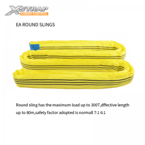 Hot Selling Flat Round Sling Industrial Lifting 3T Polyester Webbing Sling Round Slings