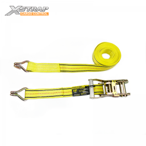 Xstrap 2inch Heavy Duty Ratchet Tie down Strap with J Hook