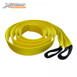 15,000LBS 3″x30FT สายรัดลากสำหรับงานหนักพร้อม Cordura Eyes #XS41100