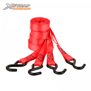 Xstrap 1inch 10ft Cam Buckle Ratchet Tie Down Straps with Hooks