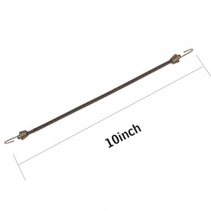 10 inch Mini Bungee Cords With Steel Hooks #XS16022