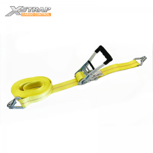 Xstrap 2inch Heavy Duty Ratchet Tie down Strap with J Hook