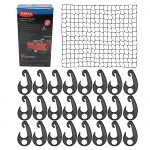 Cargo Net for Pickup Truck Bed with 12 Plastic Hooks