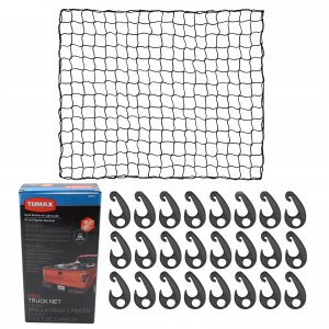 Cargo Net for Pickup Truck Bed with 12 Plastic Hooks