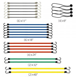 Xstrap 24pk Bungee Cords Set