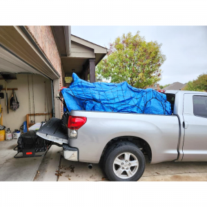 Cargo Net for Pickup Truck Bed with 12 Plastic Hooks