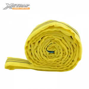 Hot Selling Flat Round Sling Industrial Lifting 3T Polyester Webbing Sling Round Slings